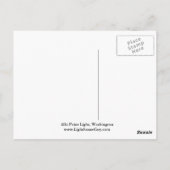 Alki Point Lighthouse, Seattle Washington ansichtk Briefkaart (Achterkant)