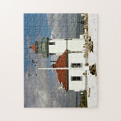 Alki Point Lighthouse, Seattle Washington Legpuzzel (Verticaal)