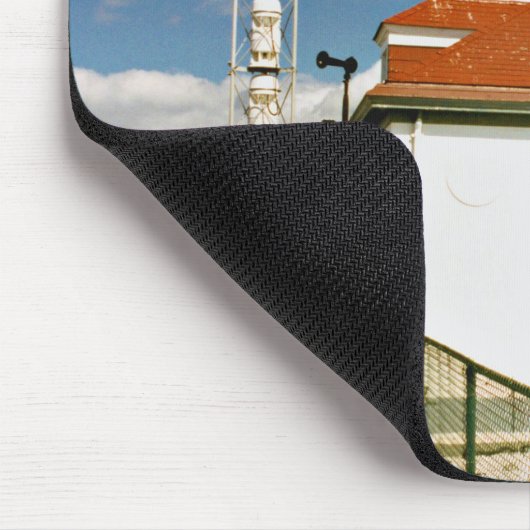 Alki Point Lighthouse, Seattle Washington Mousepad Muismat (Hoek)