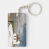Alki Point Lighthouse, Seattle Washington Sleutelhanger (achterkant)