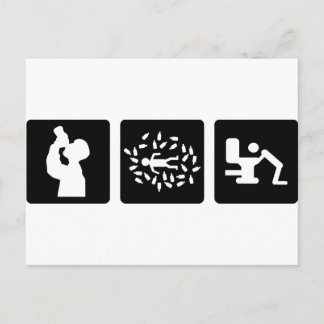 alkohol alki säufer briefkaart