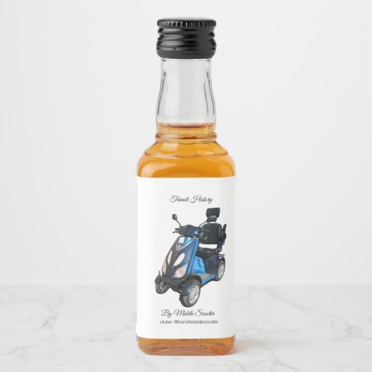 Alkohol fles label likeurfles etiket (Voorkant)