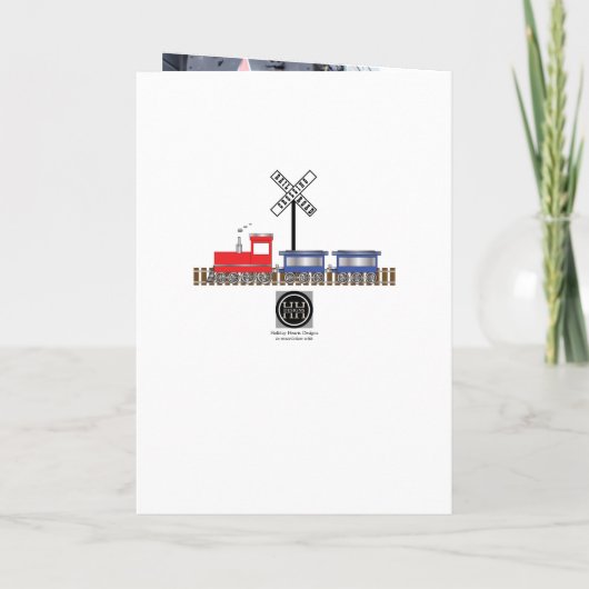 All Aboard 5th Birthday Express Choo Choo Train (Achterkant)