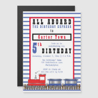 All Aboard 5th Birthday Express Choo Choo Train