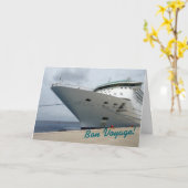 All Aboard Bon Voyage Card Kaart (Gele Bloem)