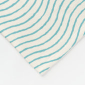 All Aboard for Rad Waves Fleece Deken (Hoek)