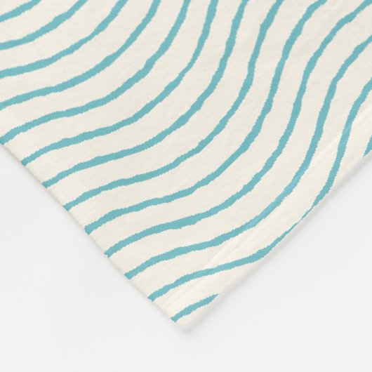 All Aboard for Rad Waves Fleece Deken (Hoek)