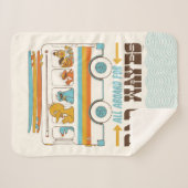 All Aboard for Rad Waves Sherpa Deken (Voorkant (horizontaal))