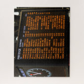 All Aboard - Italië treinschema - 16 x 20 inch Legpuzzel (Verticaal)