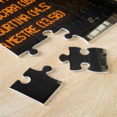 All Aboard - Italië treinschema - 16 x 20 inch Legpuzzel (Zijkant)