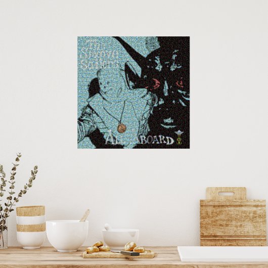 All Aboard Mosaic Poster (Keuken)