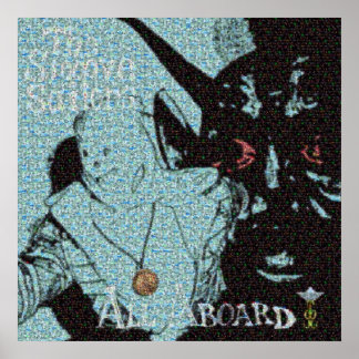 All Aboard Mosaic Poster