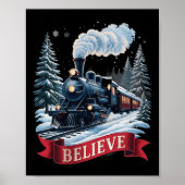 All Aboard Polar Express Christmas North Pole Xmas Poster (Voorkant)