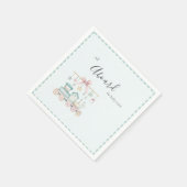 All Aboard the Baby Train Baby Shower Servet (Hoek)