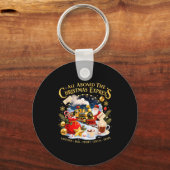 All Aboard The Christmas Express Train Santa Holid Sleutelhanger (Voorkant)
