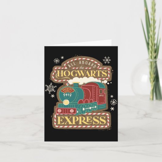 All Aboard The Express Christmas Cookie  Kaart (Voorkant)