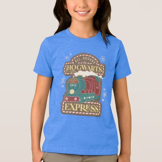 All Aboard the HOGWARTS™ Express Christmas Cookie Tri-Blend Shirt (Voorkant)