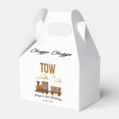 All Aboard  Train 2e verjaardagsfeest Bedankdoosjes (Achterkant)