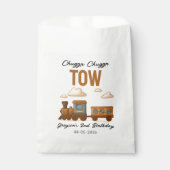 All Aboard  Train 2e verjaardagsfeest Bedankzakje (Voorkant)