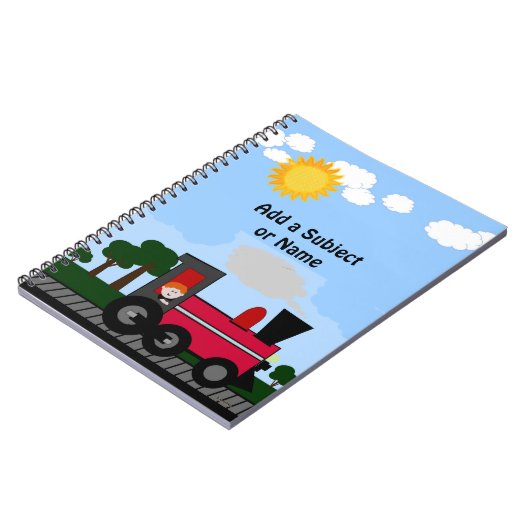 All Aboard Train Notebook Notitieboek (Linkerzijde)