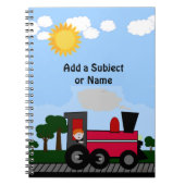 All Aboard Train Notebook Notitieboek (Voorkant)