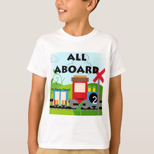 All Aboard Train T-shirt (Voorkant)
