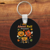 All About Fall Prevention Funny Autumn Therapy Pt Sleutelhanger (Voorkant)