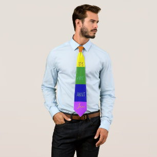 All about Love, LGBT Rainbow Flag Neck Tie Stropdas