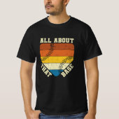 All About That Base | Baseball beautiful design T-shirt (Voorkant)