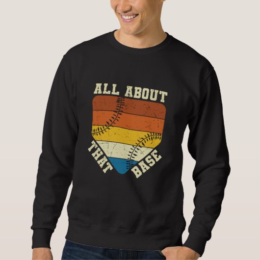 All About That Base | Honkbal mooie design Trui (Voorkant)