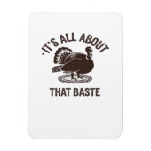 All About That Baste Christmas Trendy Modern Style Magneet (Verticaal)