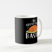 All About That Baste Minimal Design Koffiemok (Voorkant rechts)