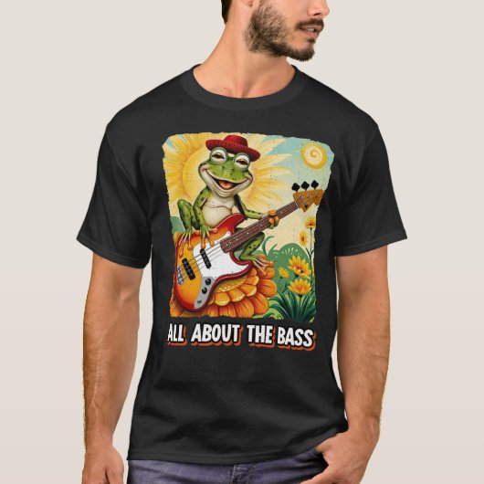 AlL ABOUT THE BASS T-shirt (Voorkant)