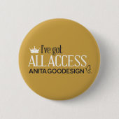 All Access Club Button (Gold) (Voorkant)