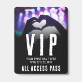 All Access Evenement VIP Badge (Achterkant)