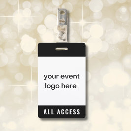 All Access Event Pas Badge