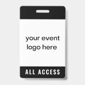 All Access Event Pass-badge Badge (Voorkant)