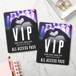 All Access Event VIP-pas Badge