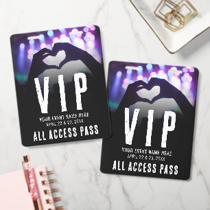 All Access Event VIP-pas Badge