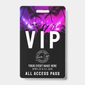 All Access Pas Uw Logo Evenement VIP Badge (Voorzijde)