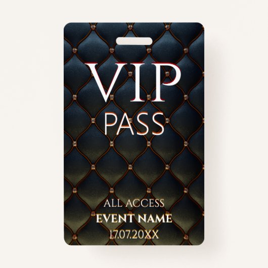 All Access Pass cool vip event id badge (Voorkant)