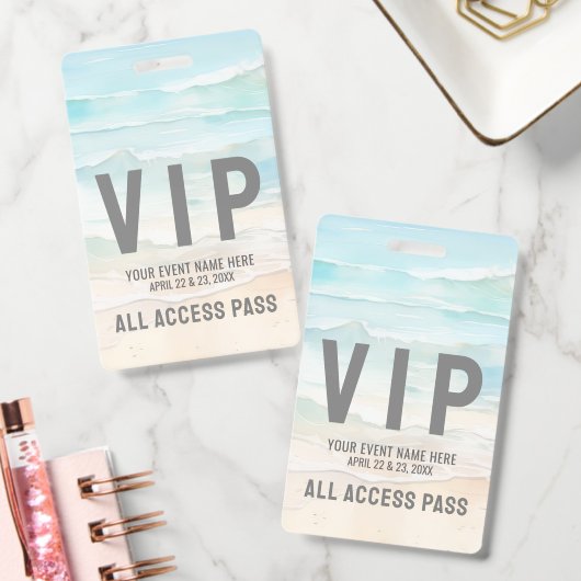 All Access Pass Evenement VIP Badge (Kantoor)