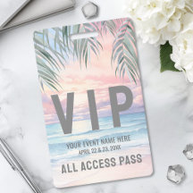 All Access Pass Evenement VIP