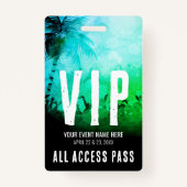 All Access Pass Event VIP Badge (Achterkant)