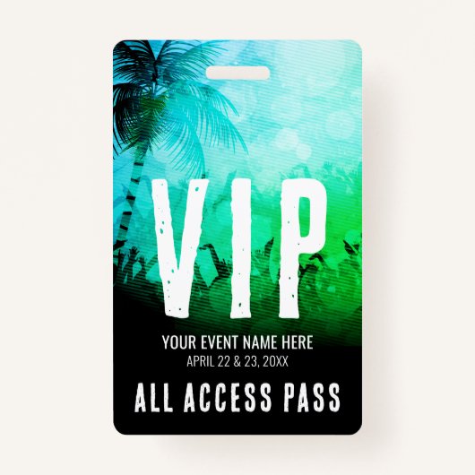 All Access Pass Event VIP Badge (Achterkant)