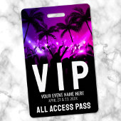 All Access Pass Event VIP Badge