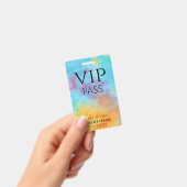 All Access Pass logo vip event id badge (Handheld)