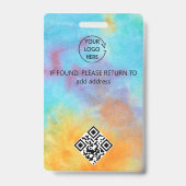 All Access Pass logo vip event id badge (Achterkant)