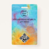 All Access Pass logo vip event id badge (Achterkant)