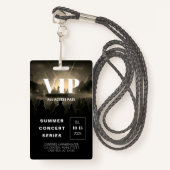 All Access Pass QR Code Concert Badge (Voorkant met draagriem)
